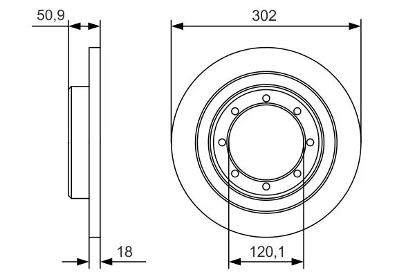 Handler.Part Brake disc Bosch 0986479A93 5