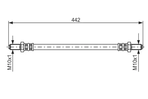 Handler.Part Brake hose Bosch 1987476469 1