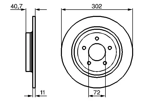 Handler.Part Brake disc Bosch 0986479C69 5