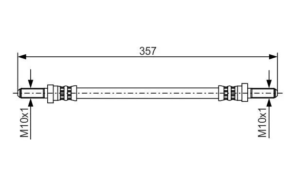 Handler.Part Brake hose Bosch 1987481351 5