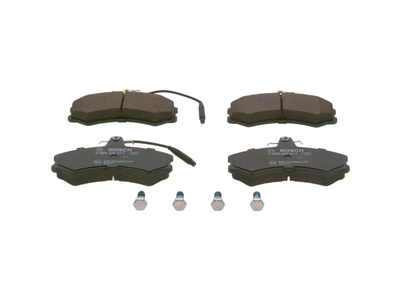 Handler.Part Brake pad set, disc brake Bosch 0986467411 1