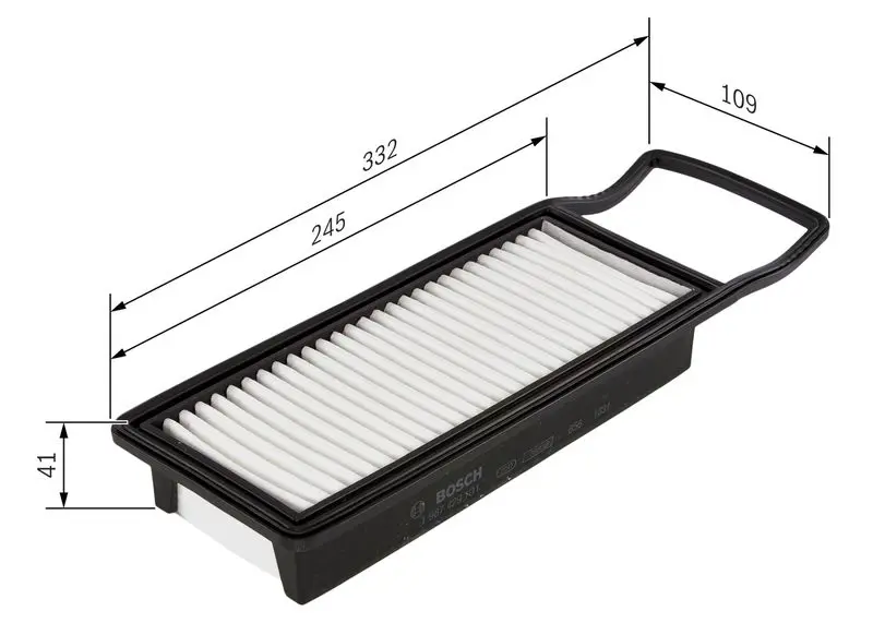 Handler.Part Air filter Bosch 1987429191 5