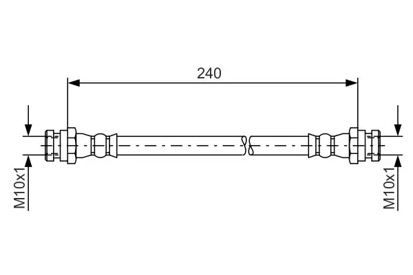 Handler.Part Brake hose Bosch 1987481553 1