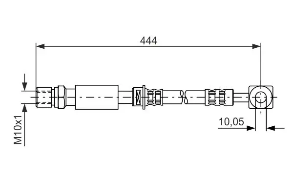 Handler.Part Brake hose Bosch 1987476975 1