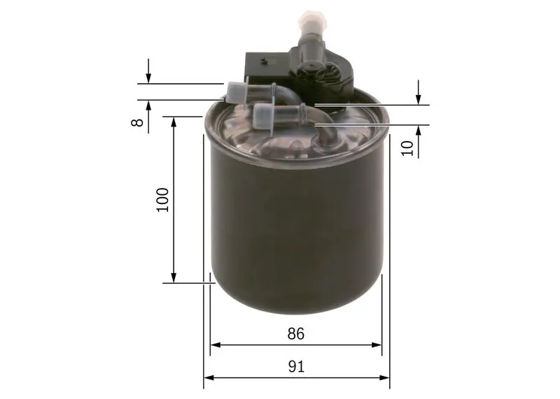 Handler.Part Fuel filter Bosch F026402843 5