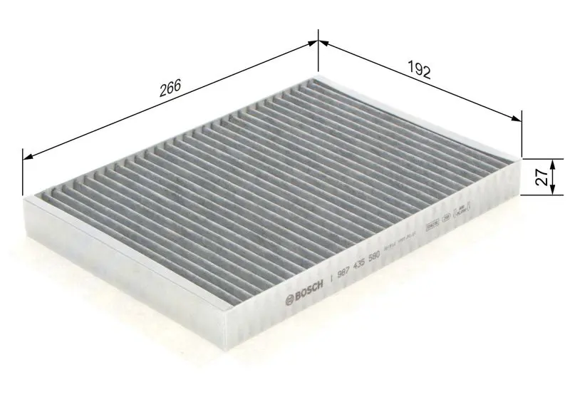 Handler.Part Filter, interior air Bosch 1987435580 5