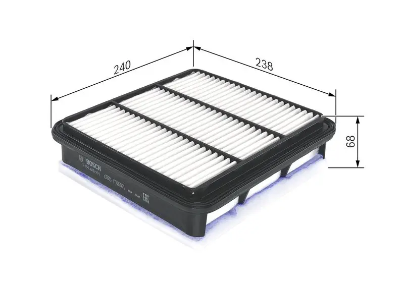 Handler.Part Air filter Bosch F026400221 5