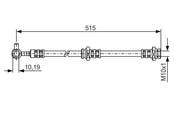 Handler.Part Brake hose Bosch 1987476376 1