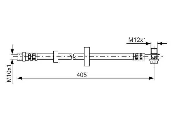 Handler.Part Brake hose Bosch 1987481143 5