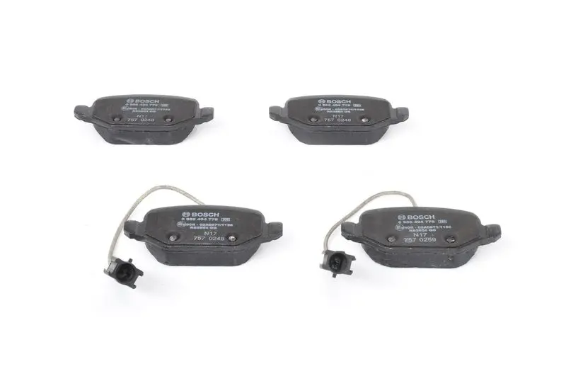 Handler.Part Brake pad set, disc brake Bosch 0986494776 6