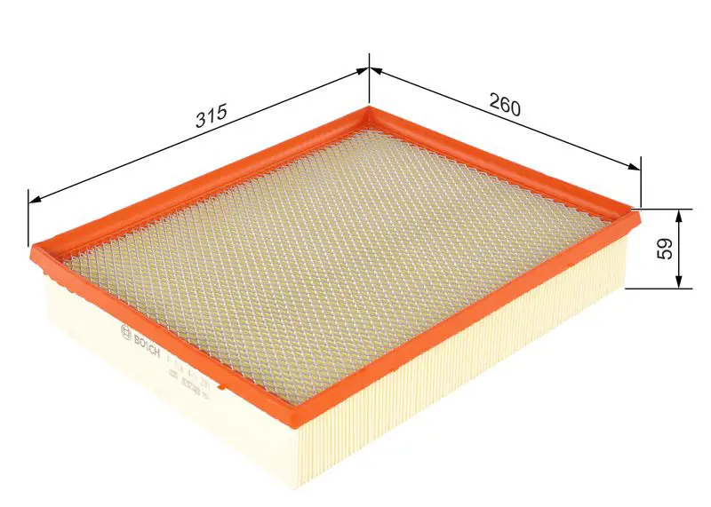 Handler.Part Air filter Bosch F026400286 5