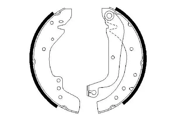 Handler.Part Brake shoe set Bosch 0986487547 1