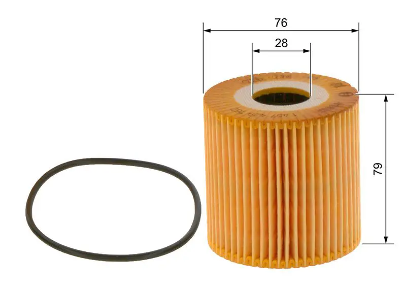 Handler.Part Oil filter Bosch 1457429762 5