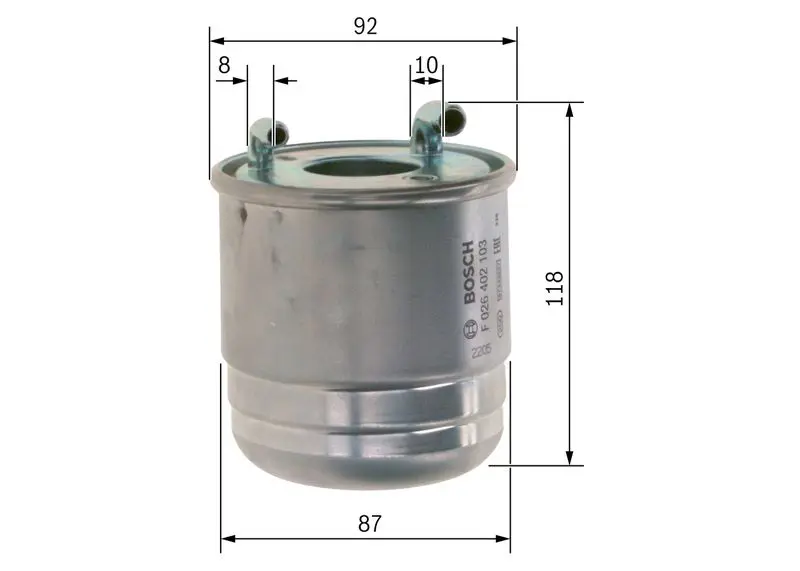 Handler.Part Fuel filter Bosch F026402103 5