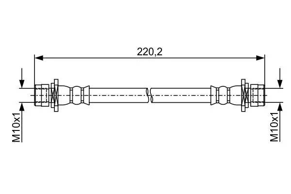 Handler.Part Brake hose Bosch 1987481935 5