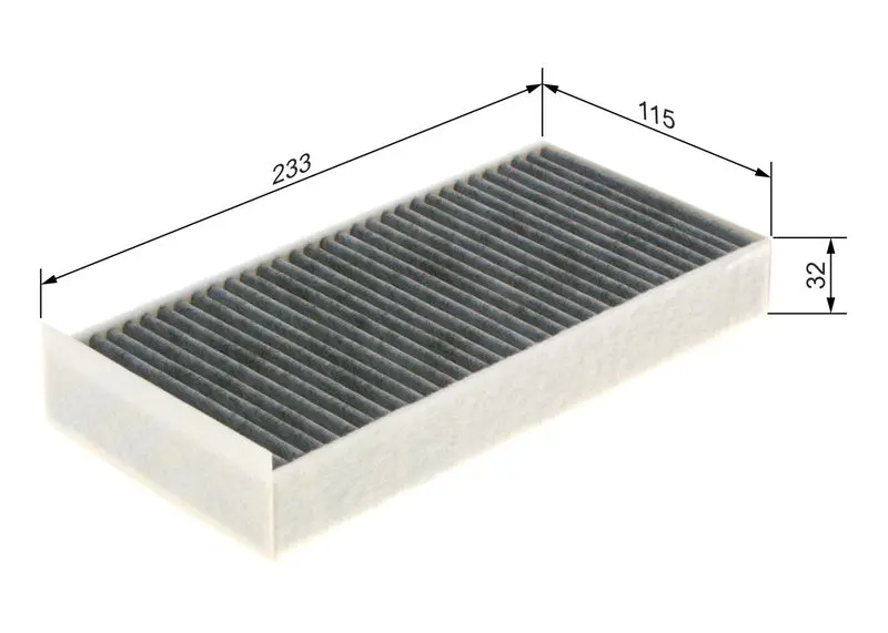 Handler.Part Filter, interior air Bosch 1987435582 5