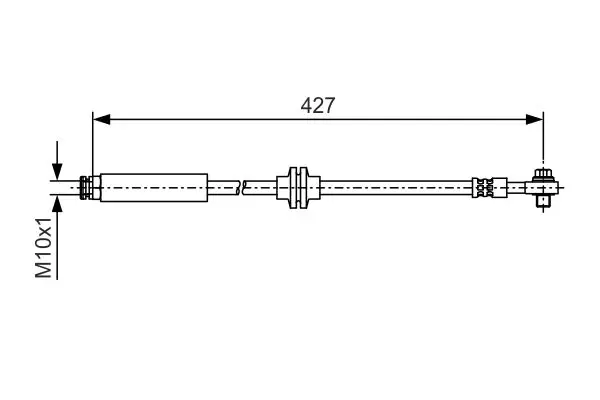 Handler.Part Brake Hose Bosch 1987481A47 1