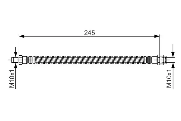 Handler.Part Brake hose Bosch 1987476950 5