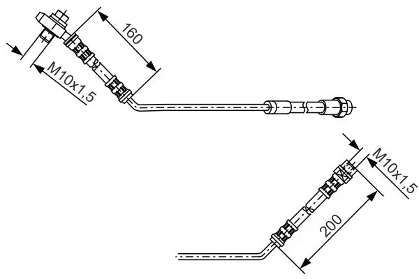 Handler.Part Brake hose Bosch 1987476054 1