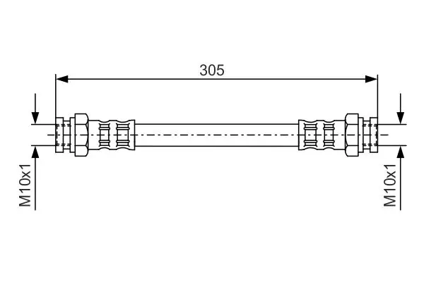 Handler.Part Brake hose Bosch 1987476678 1