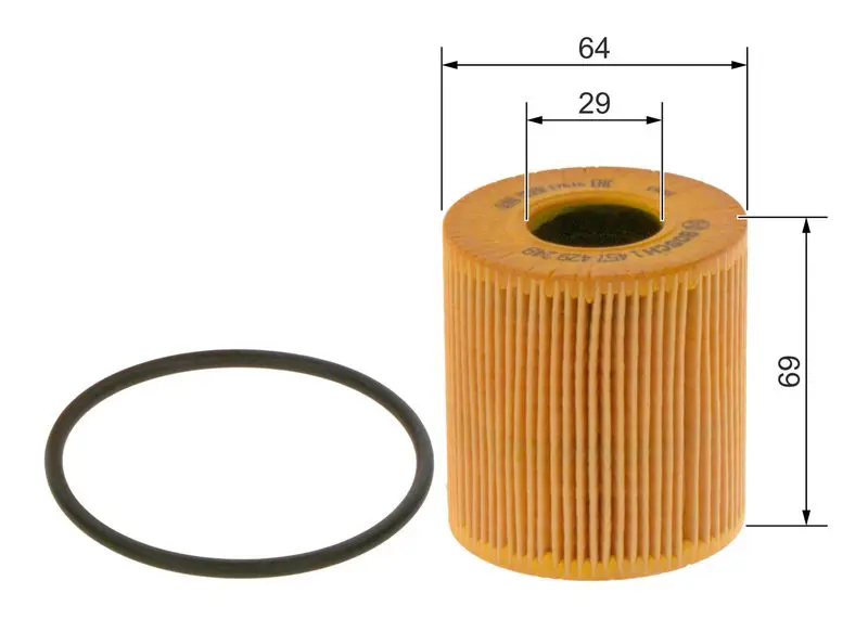 Handler.Part Oil filter Bosch 1457429249 5