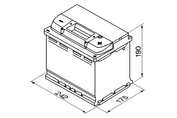 Handler.Part Starter battery Bosch 0092S50050 6