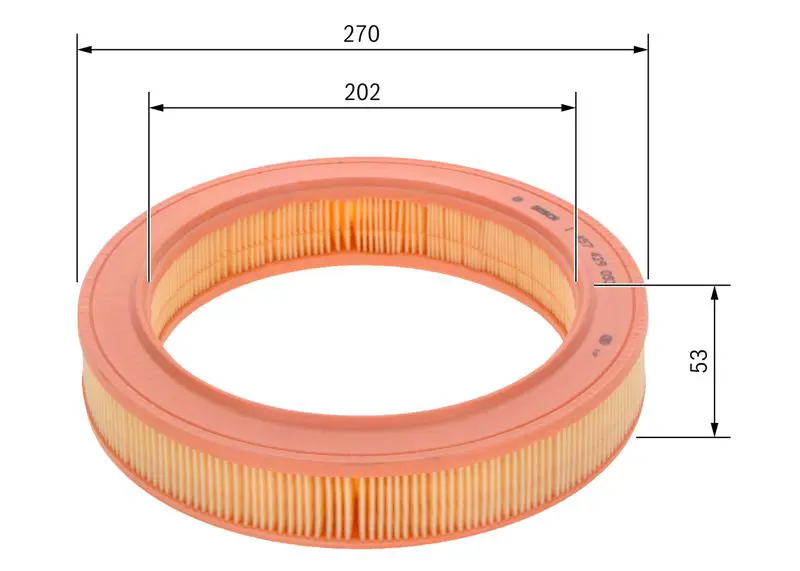 Handler.Part Air filter Bosch 1457429053 5