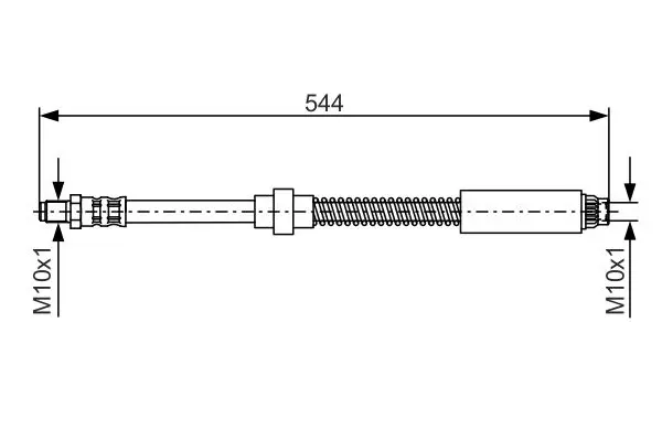 Handler.Part Brake hose Bosch 1987476559 1