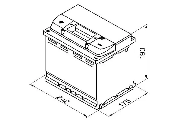 Handler.Part Starter battery Bosch 0092S40060 6