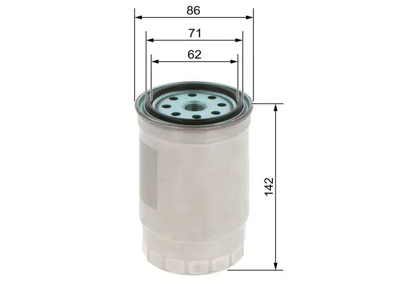 Handler.Part Fuel filter Bosch 1457434511 5