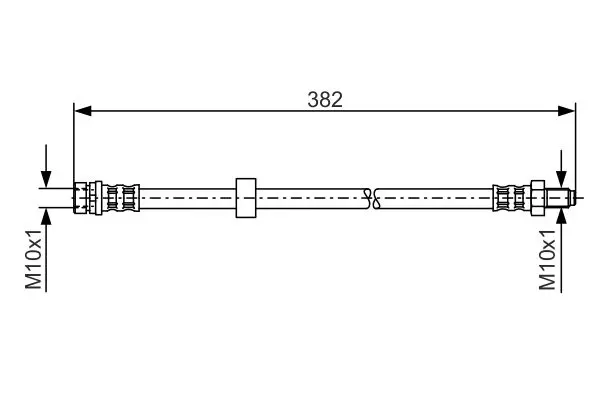 Handler.Part Brake hose Bosch 1987481359 1