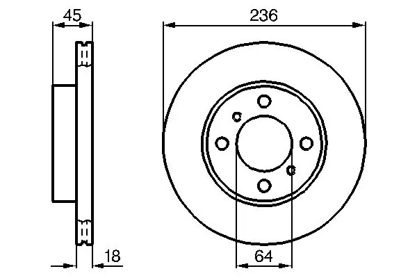 Handler.Part Brake disc Bosch 0986478572 1