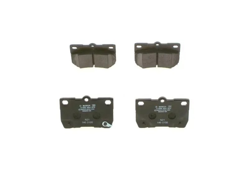 Handler.Part Brake pad set, disc brake Bosch 0986494253 1