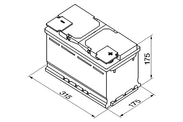 Handler.Part Starter battery Bosch 0092S50100 6