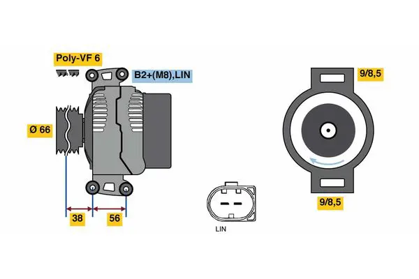 Handler.Part Alternator Bosch 0121715178 5