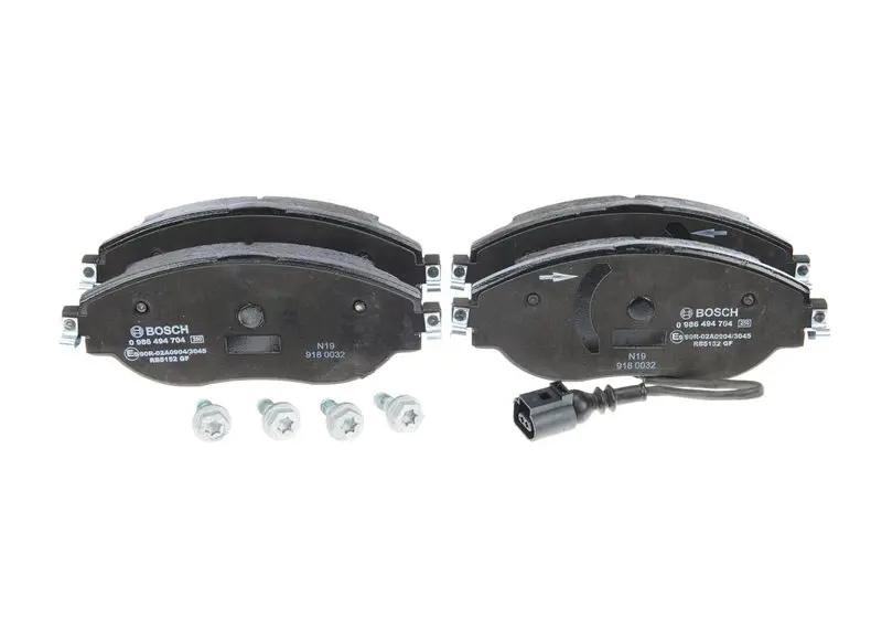 Handler.Part Brake pad set, disc brake Bosch 0986494704 1