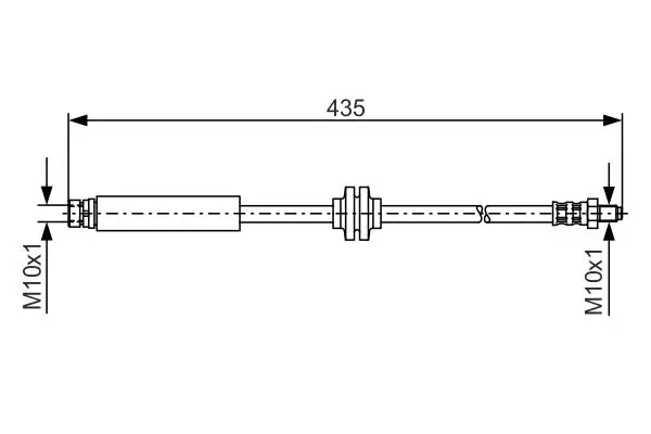 Handler.Part Brake hose Bosch 1987481373 5