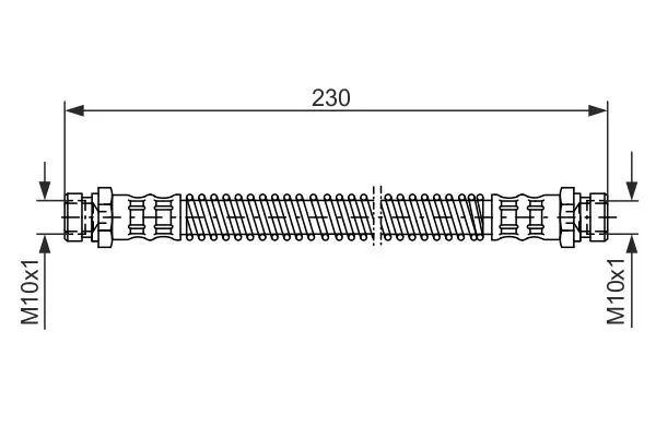 Handler.Part Brake hose Bosch 1987476019 1