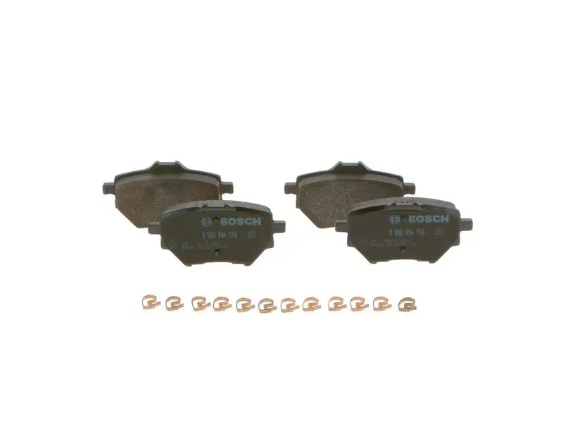 Handler.Part Brake pad set, disc brake Bosch 0986494716 1