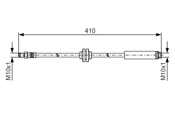 Handler.Part Brake hose Bosch 1987481492 5