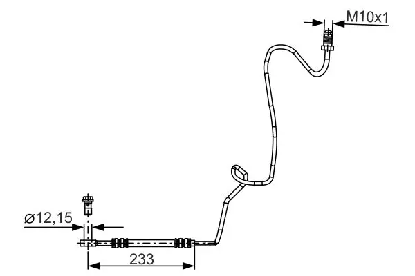 Handler.Part Brake hose Bosch 1987481339 5