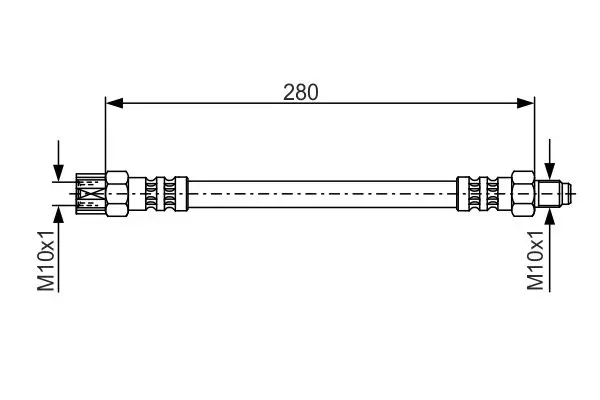 Handler.Part Brake hose Bosch 1987476396 1