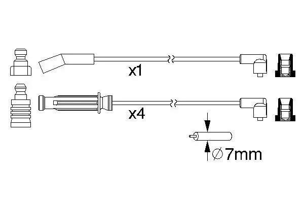 Handler.Part Ignition cable kit Bosch 0986357212 1