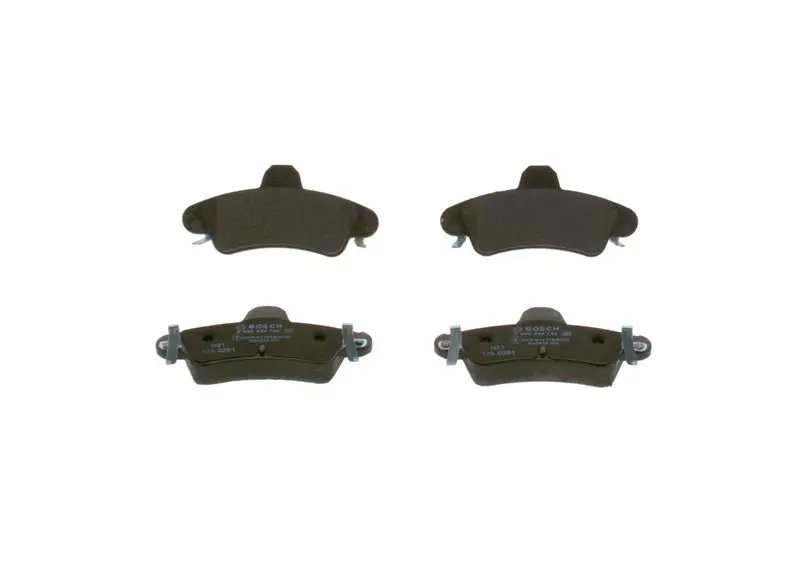 Handler.Part Brake pad set, disc brake Bosch 0986424744 1