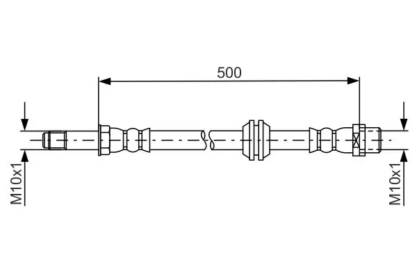 Handler.Part Brake hose Bosch 1987481676 1