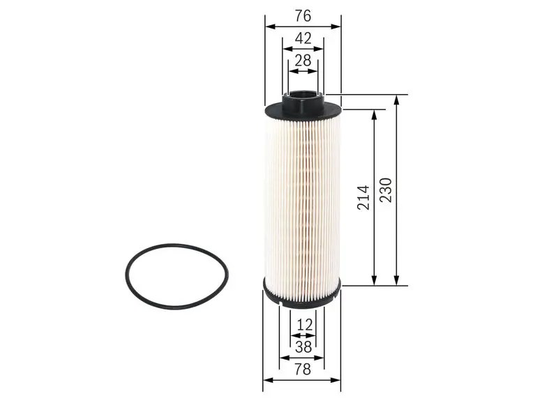 Handler.Part Fuel filter Bosch F026402029 5