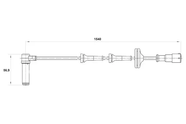 Handler.Part Sensor, wheel speed Bosch 0265004012 1