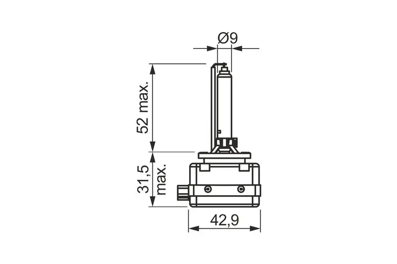 Handler.Part Bulb, headlight Bosch 1987302907 5