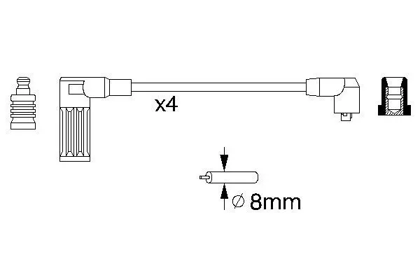 Handler.Part Ignition Cable Kit Bosch 0986356757 1