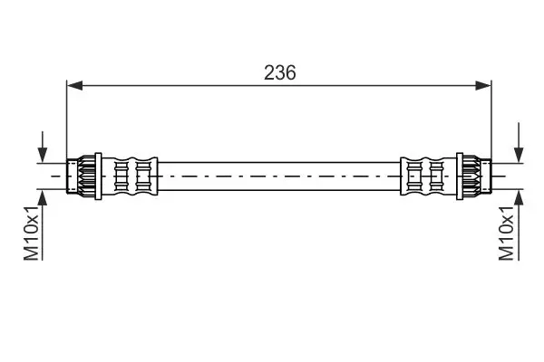 Handler.Part Brake hose Bosch 1987476703 5